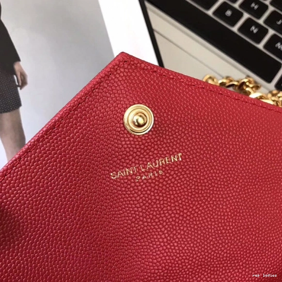 Repzbay REP MATELASSÉ WALLET CHAIN YSL CASSANDRE 0809